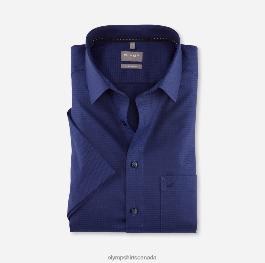 OLYMP Luxor Comfort Fit Business Shirt New Kent Marine H2P42H1506 Clothing