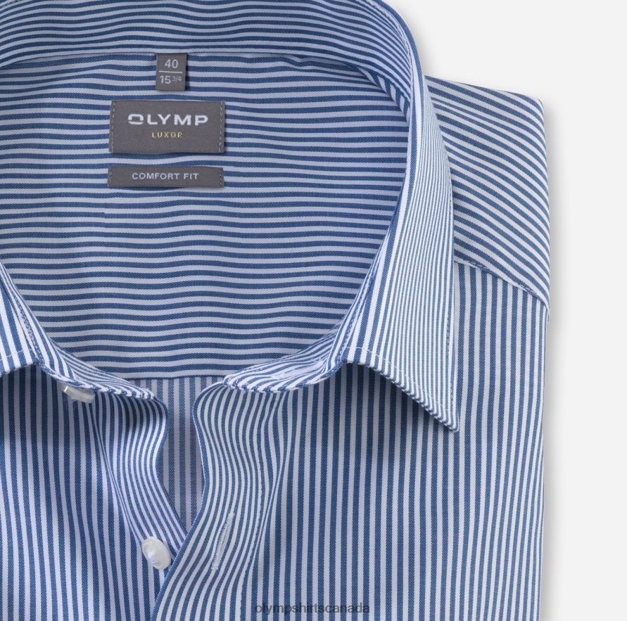 OLYMP Luxor Comfort Fit Business Shirt New Kent Marine H2P42H1511 Clothing