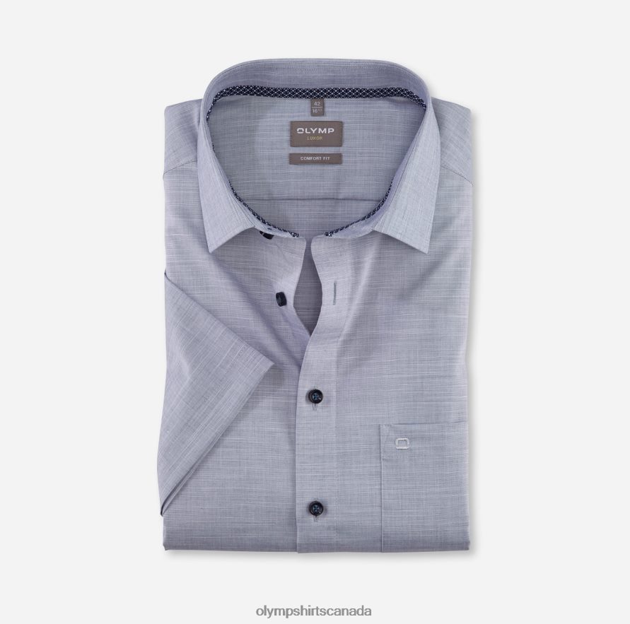 OLYMP Luxor Comfort Fit Business Shirt New Kent Marine H2P42H1551 Clothing