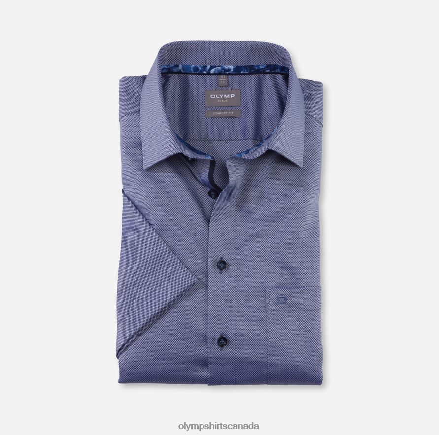 OLYMP Luxor Comfort Fit Business Shirt New Kent Marine H2P42H1639 Clothing