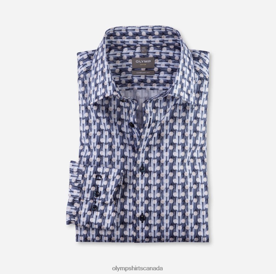 OLYMP Luxor Comfort Fit Business Shirt New Kent Natural H2P42H1507 Clothing