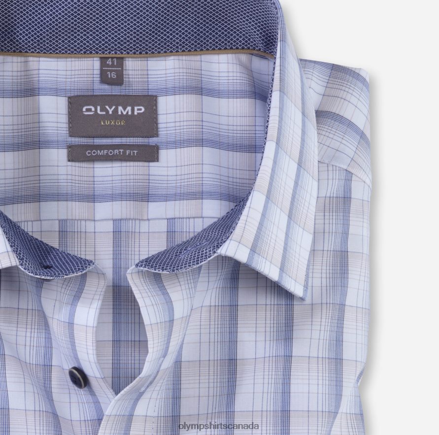 OLYMP Luxor Comfort Fit Business Shirt New Kent Natural H2P42H1515 Clothing