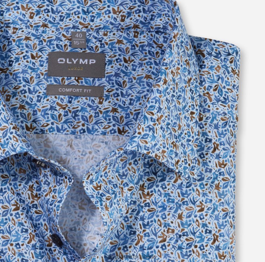 OLYMP Luxor Comfort Fit Business Shirt New Kent Natural H2P42H1568 Clothing