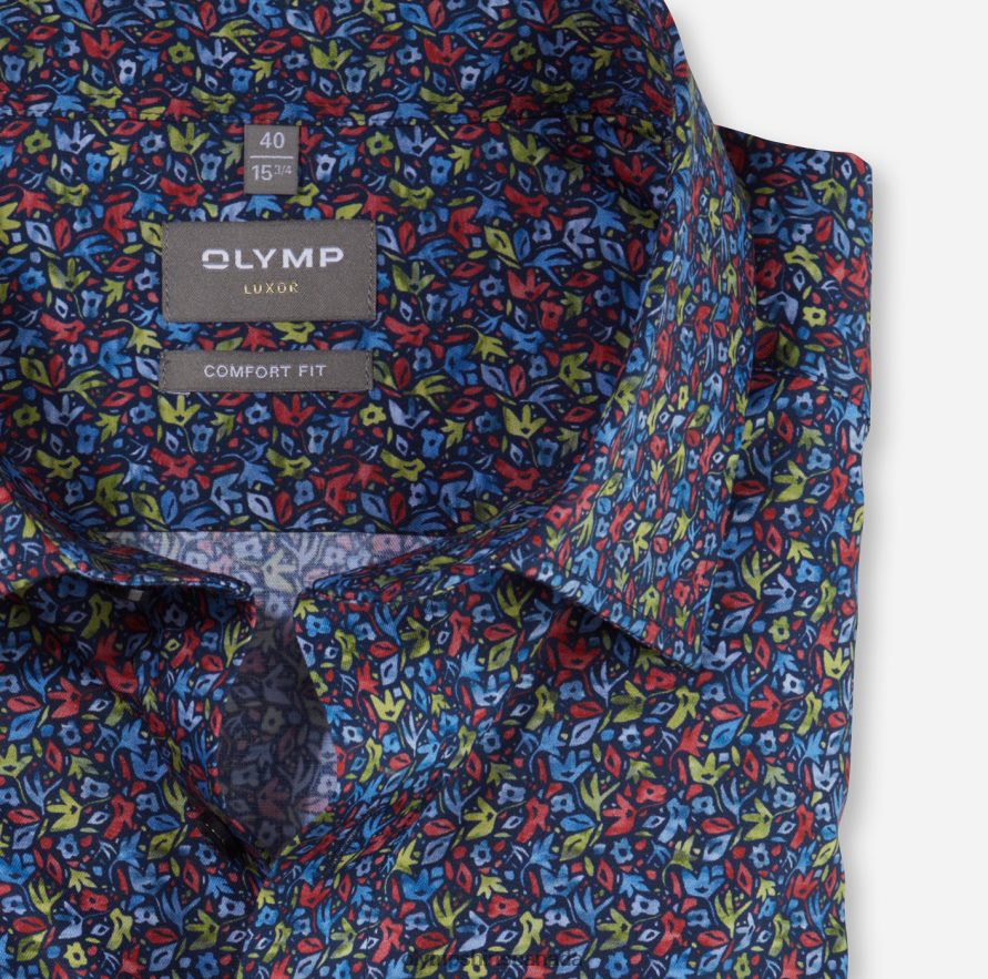 OLYMP Luxor Comfort Fit Business Shirt New Kent Red H2P42H1503 Clothing