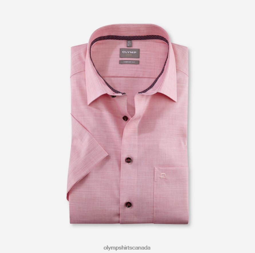 OLYMP Luxor Comfort Fit Business Shirt New Kent Red H2P42H1659 Clothing