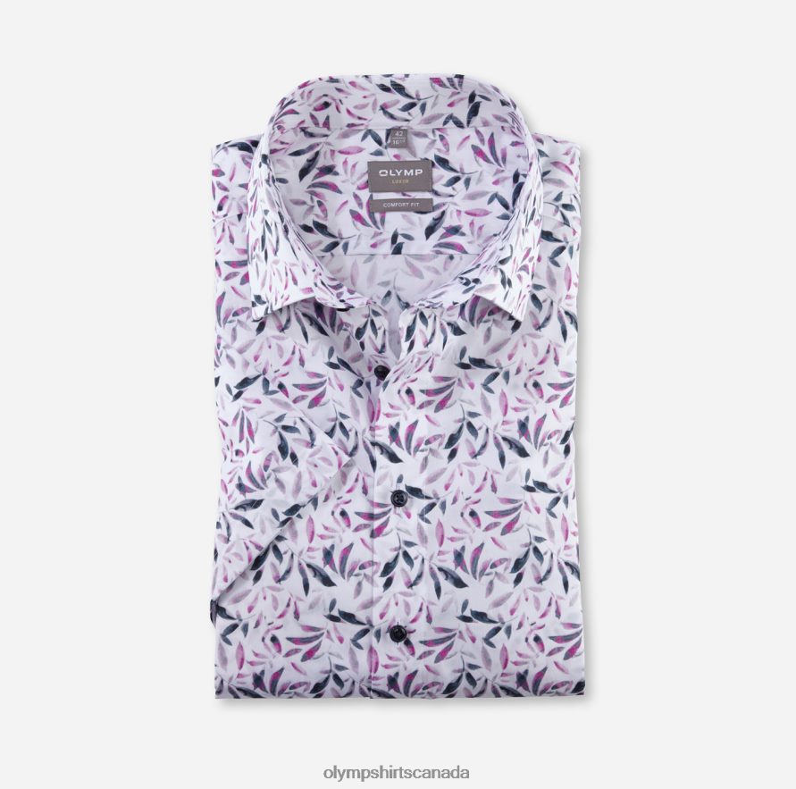 OLYMP Luxor Comfort Fit Business Shirt New Kent Rose H2P42H1496 Clothing