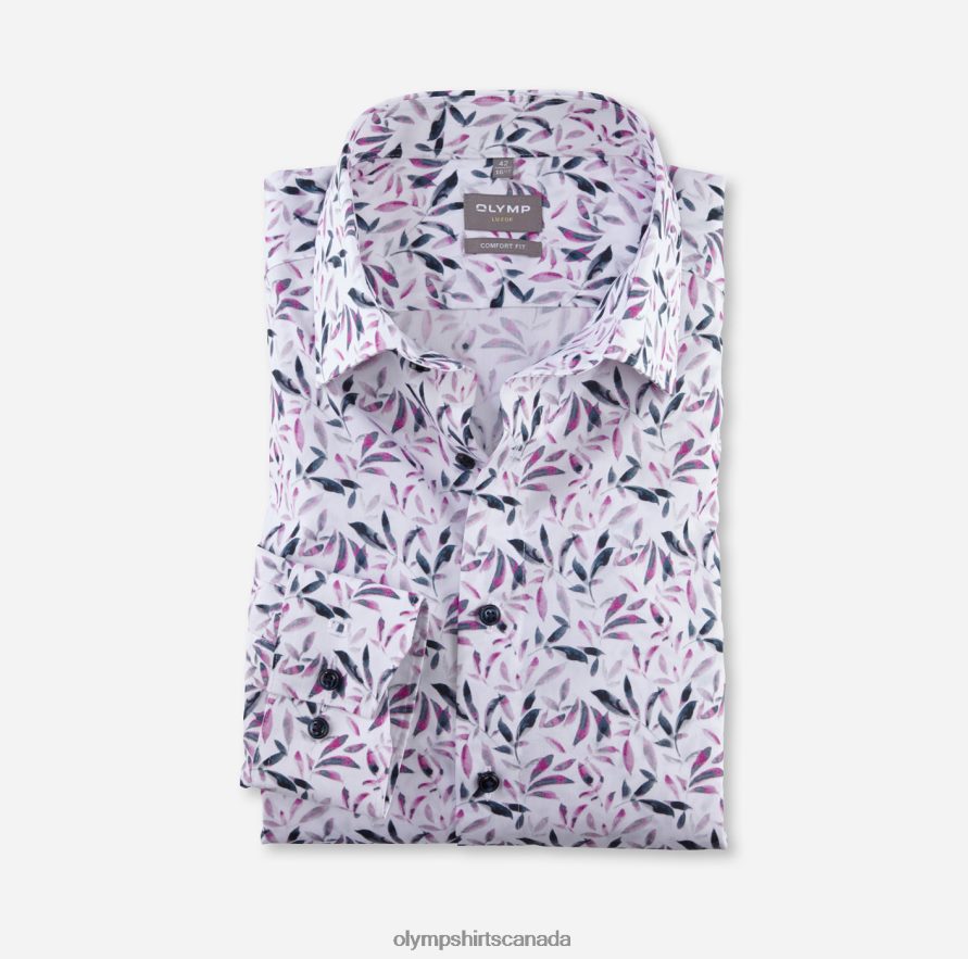 OLYMP Luxor Comfort Fit Business Shirt New Kent Rose H2P42H1549 Clothing