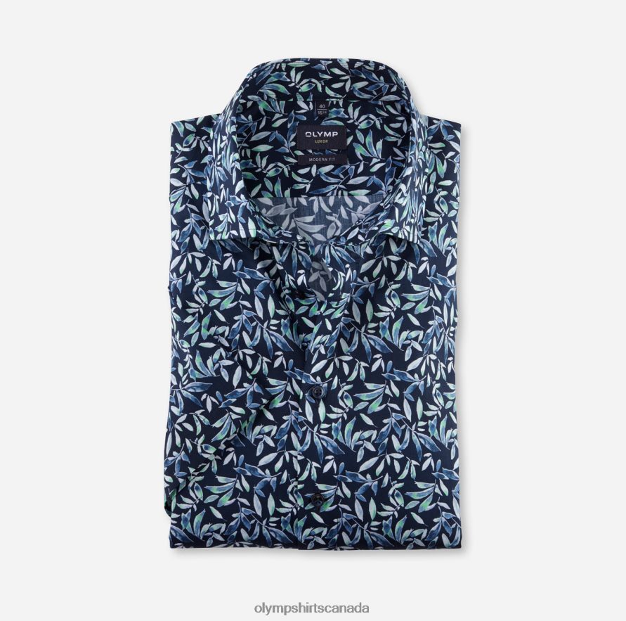 OLYMP Luxor Modern Fit Business Shirt Global Kent Light Green H2P42H1035 Clothing