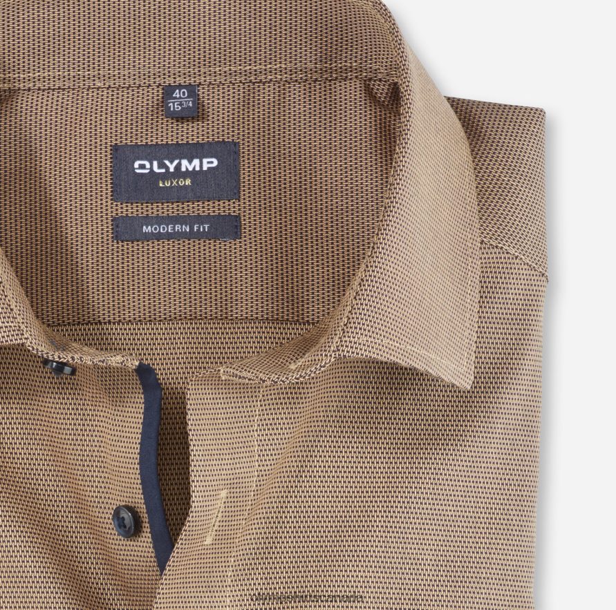 OLYMP Luxor Modern Fit Business Shirt Global Kent Mandarin H2P42H1232 Clothing