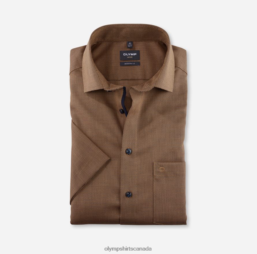 OLYMP Luxor Modern Fit Business Shirt Global Kent Mandarin H2P42H1247 Clothing