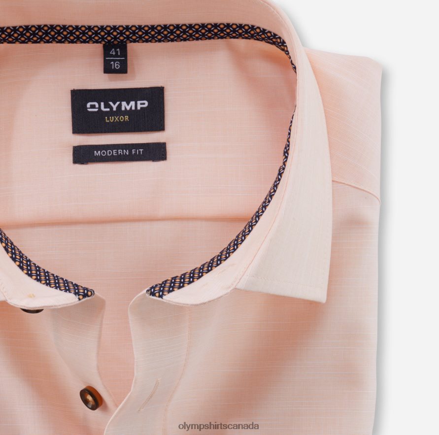 OLYMP Luxor Modern Fit Business Shirt Global Kent Mandarin H2P42H1279 Clothing