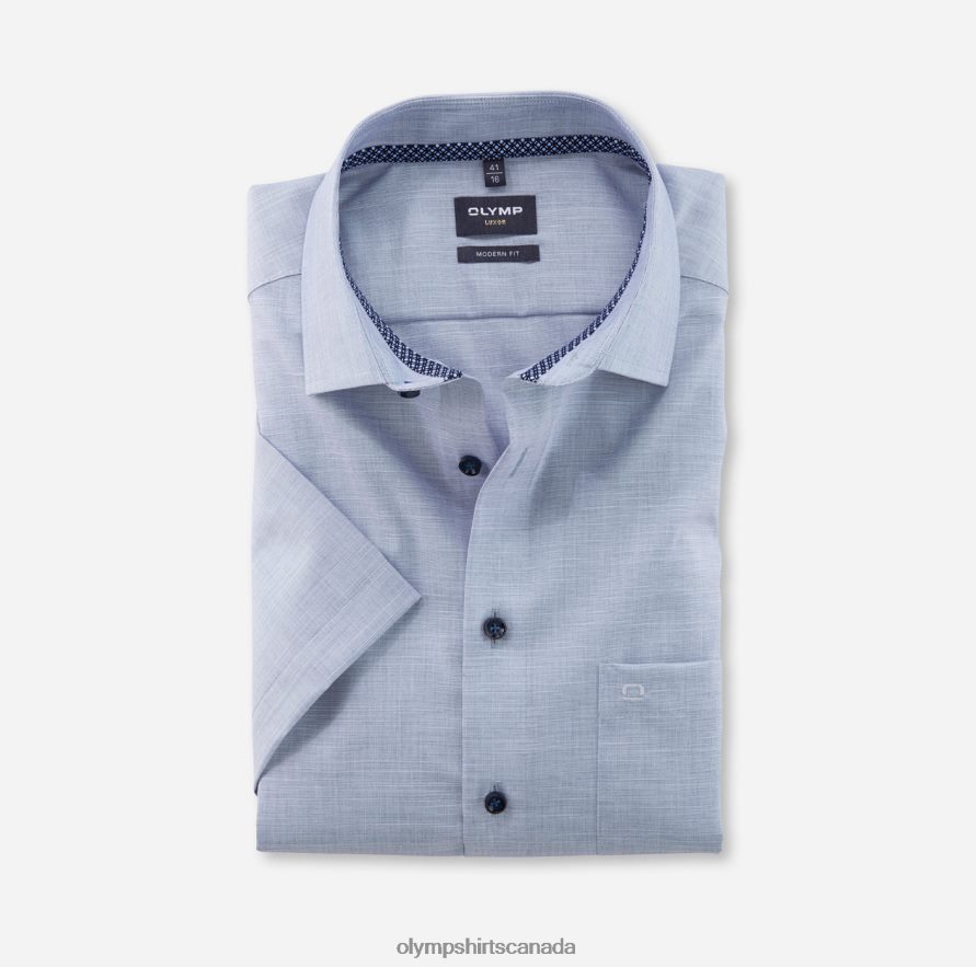 OLYMP Luxor Modern Fit Business Shirt Global Kent Marine H2P42H1240 Clothing