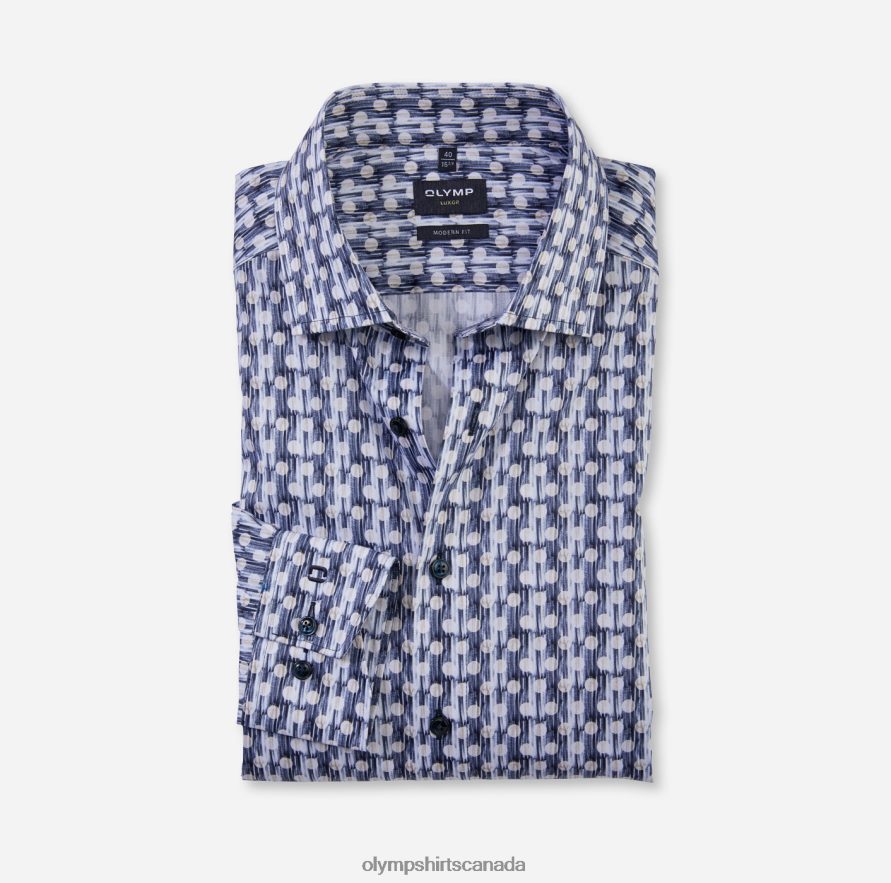 OLYMP Luxor Modern Fit Business Shirt Global Kent Natural H2P42H960 Clothing