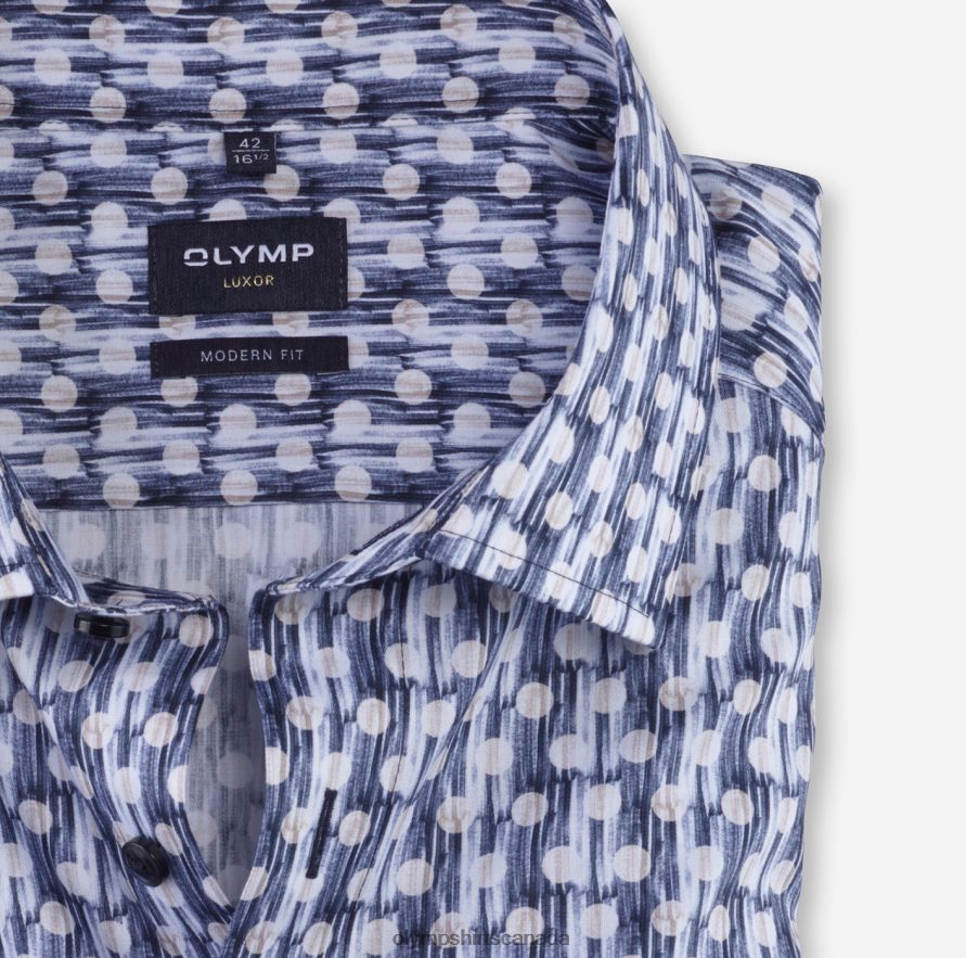 OLYMP Luxor Modern Fit Business Shirt Global Kent Natural H2P42H962 Clothing