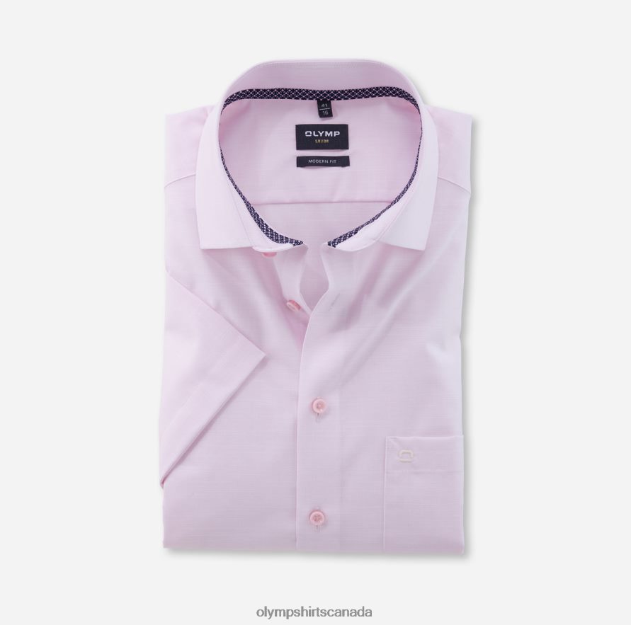 OLYMP Luxor Modern Fit Business Shirt Global Kent Rose H2P42H1270 Clothing