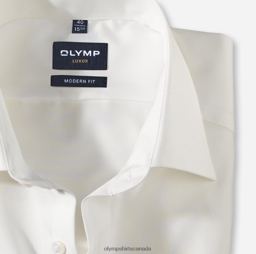 OLYMP Luxor Modern Fit Business Shirt Long Sleeve Extra Long New Kent Beige H2P42H1451 Clothing