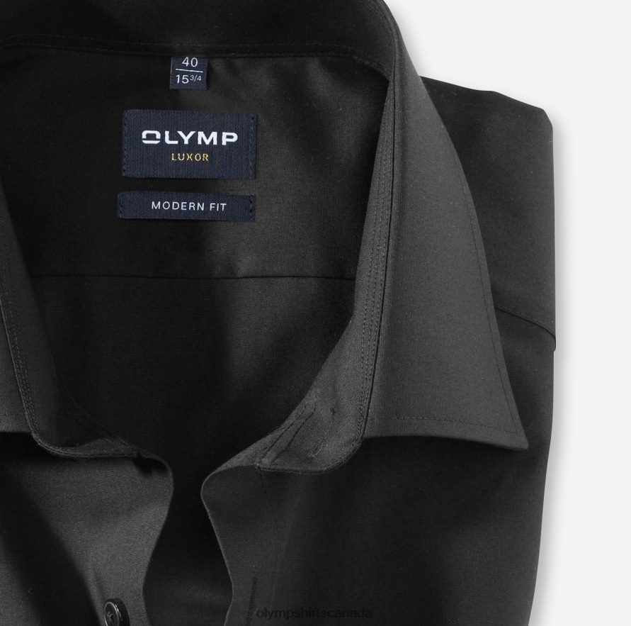 OLYMP Luxor Modern Fit Business Shirt New Kent Black H2P42H1395 Clothing