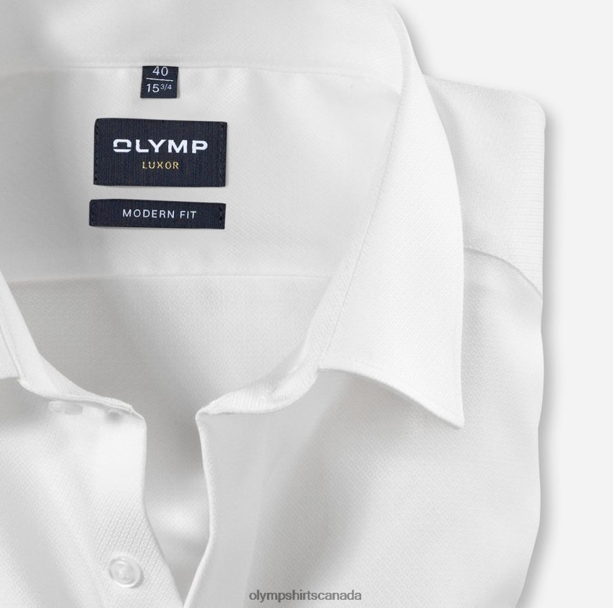 OLYMP Luxor Modern Fit Business Shirt New Kent Light Beige H2P42H1009 Clothing