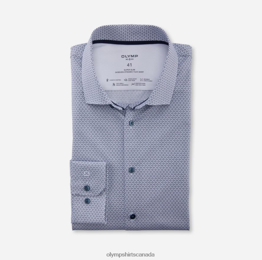 OLYMP No Six 24/Seven Super Slim Business Shirt Modern Kent Fuchsia H2P42H234 Clothing