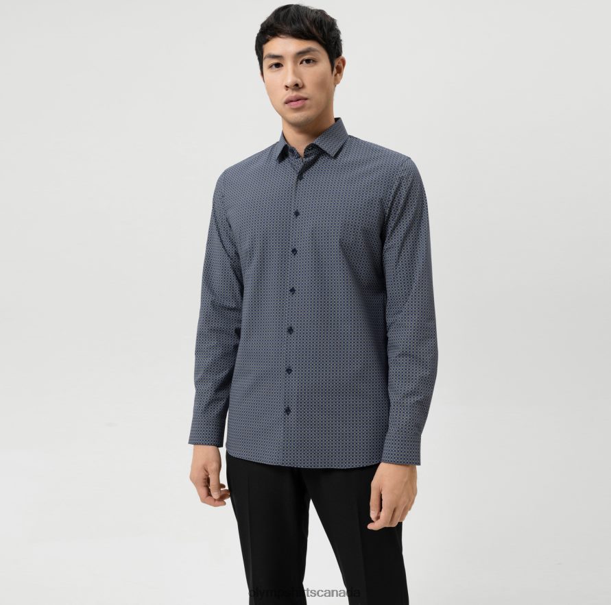 OLYMP No Six 24/Seven Super Slim Business Shirt Modern Kent Lime H2P42H122 Clothing