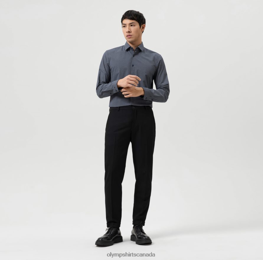 OLYMP No Six 24/Seven Super Slim Business Shirt Modern Kent Lime H2P42H122 Clothing