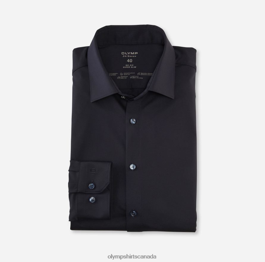 OLYMP No Six 24/Seven Super Slim Business Shirt Urban Kent Marine H2P42H45 Clothing