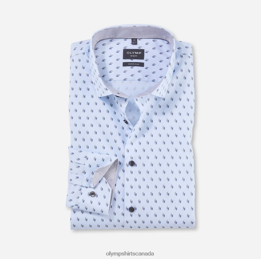 OLYMP No Six Super Slim Business Shirt Modern Kent Taupe H2P42H175 Clothing