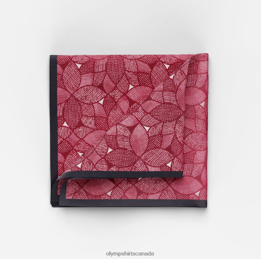 OLYMP Pocket Square 30X30 Cm Orange H2P42H2584 Accessories