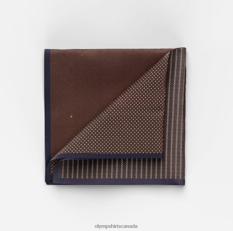 OLYMP Pocket Square 33X33 Cm Brown H2P42H2598 Accessories