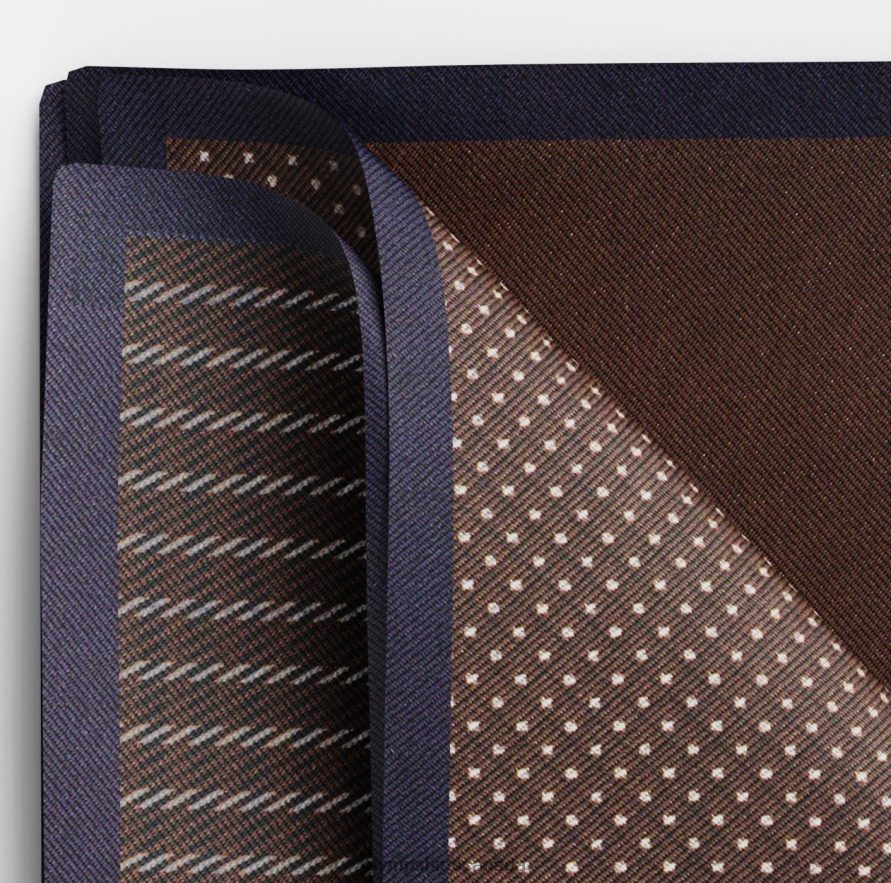 OLYMP Pocket Square 33X33 Cm Brown H2P42H2598 Accessories