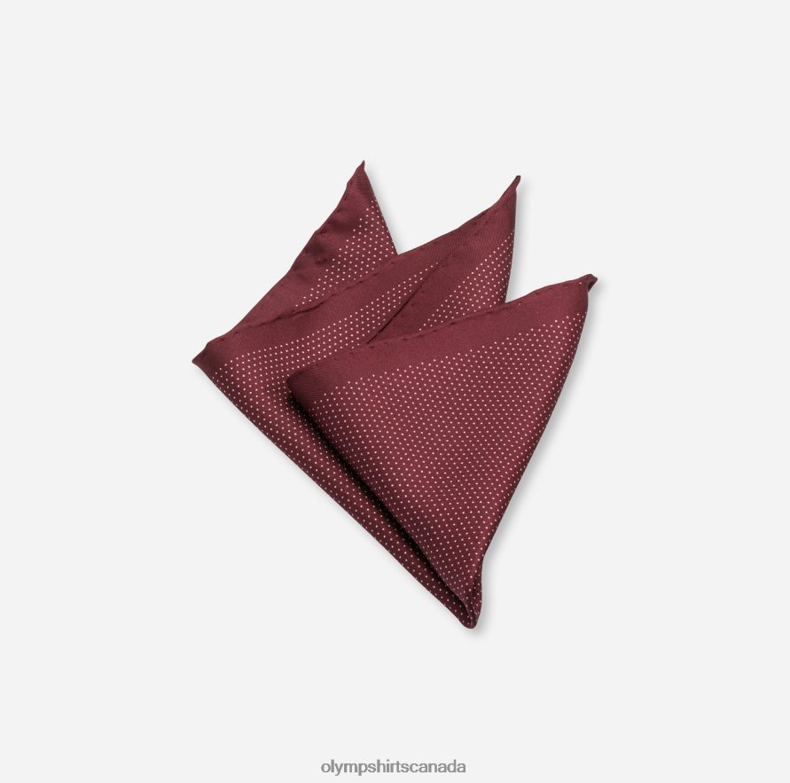 OLYMP Pocket Square 33X33 Cm Dark Red H2P42H2614 Accessories