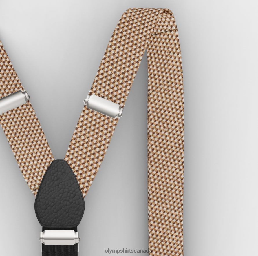 OLYMP Suspenders Set / Pocket Square Set Natural H2P42H2635 Accessories