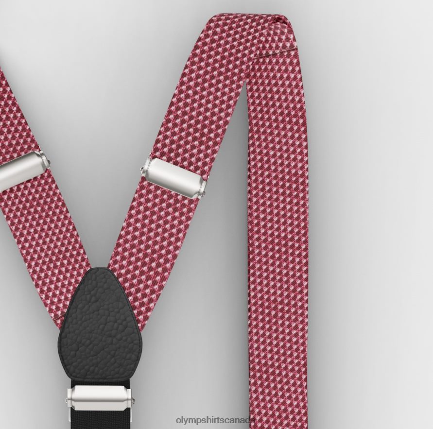 OLYMP Suspenders Set / Pocket Square Set Orange H2P42H2650 Accessories