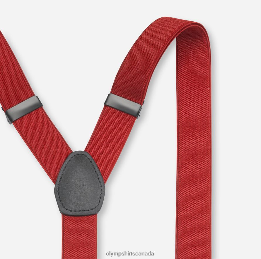 OLYMP Suspenders Y-Shape Red H2P42H2622 Accessories
