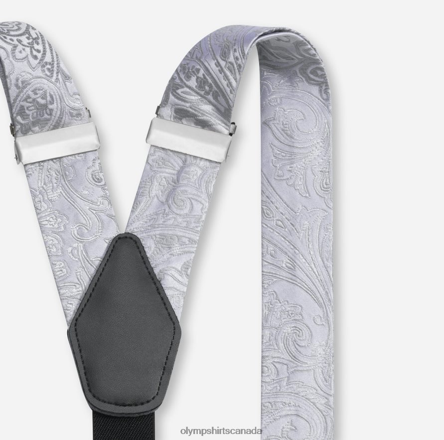 OLYMP Suspenders Y-Shape Silver Grey H2P42H2624 Accessories