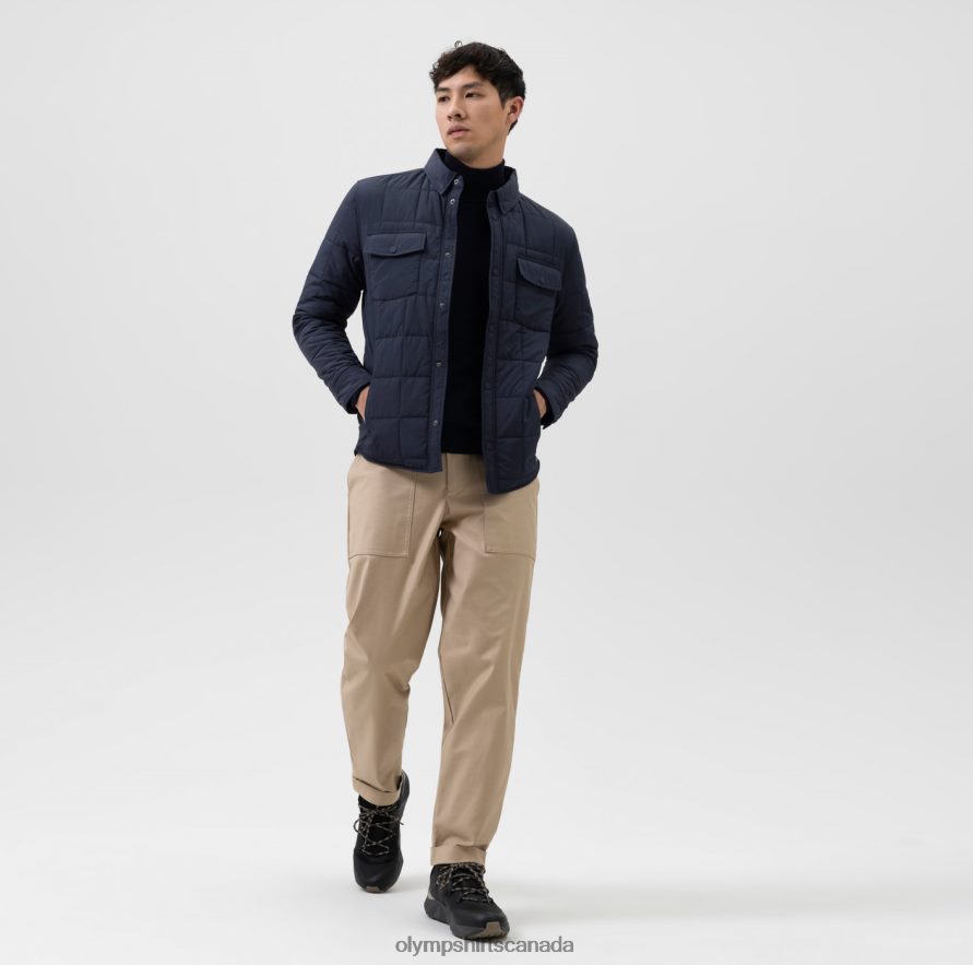 OLYMP Sweat Modern Fit Jacket Marine H2P42H2187 Clothing