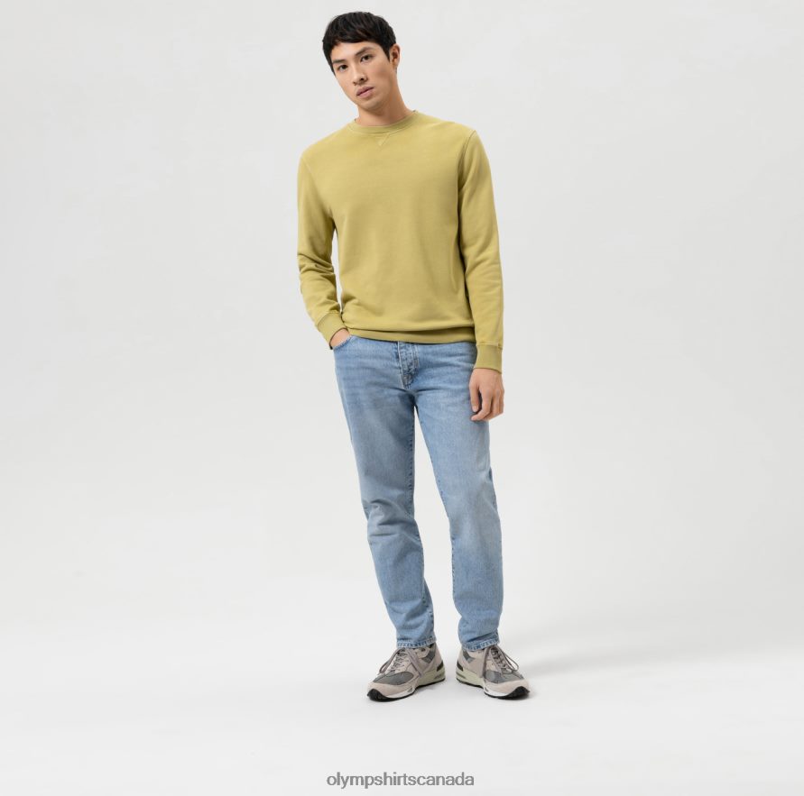 OLYMP Sweat Modern Fit Lime H2P42H1914 Clothing