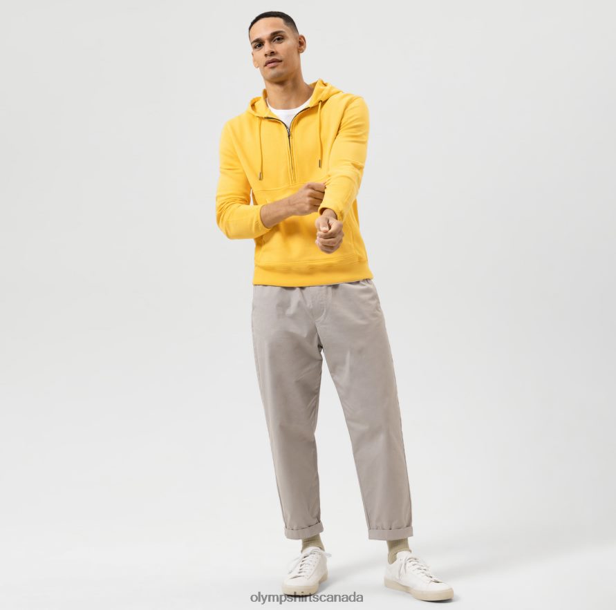OLYMP Sweat Modern Fit Sweatshirt Yellow H2P42H1907 Clothing