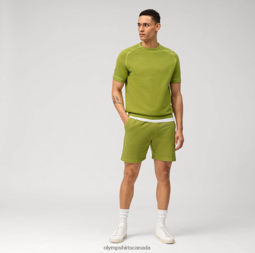 OLYMP Sweat Modern Fit T-Shirt Lime H2P42H2024 Clothing