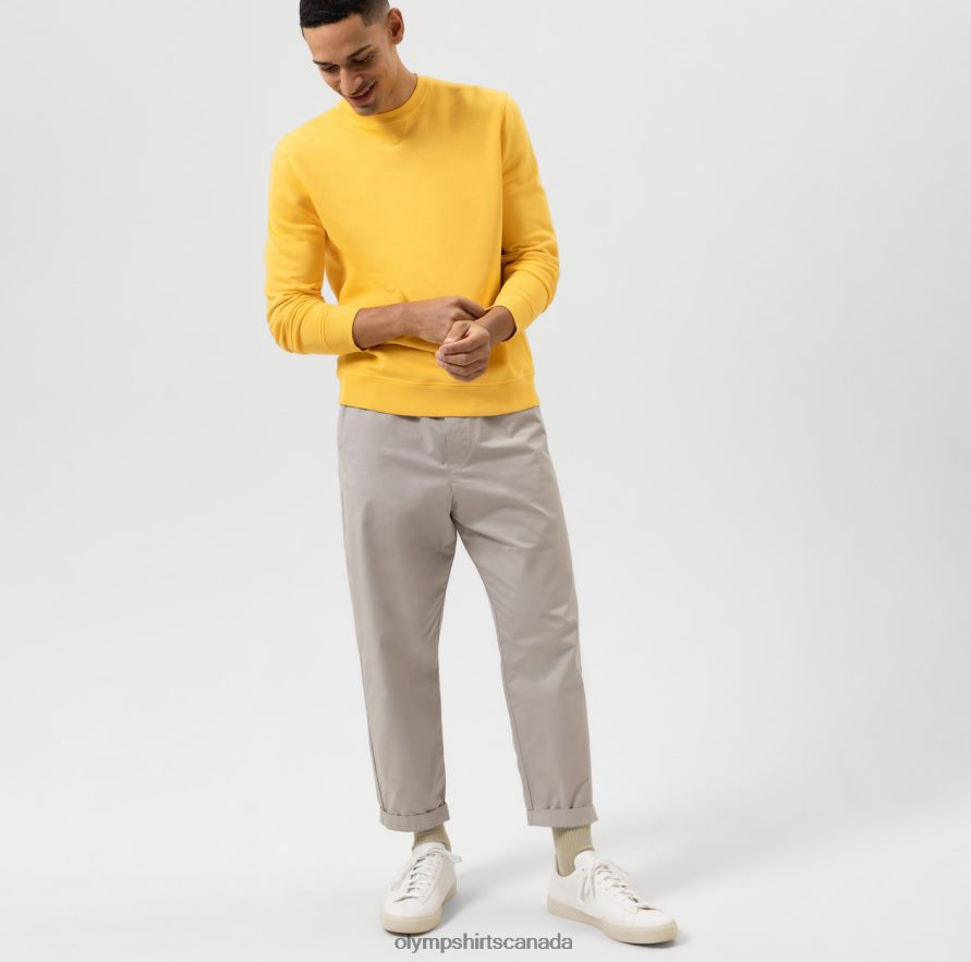 OLYMP Sweat Modern Fit Yellow H2P42H1915 Clothing