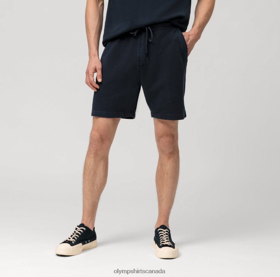 OLYMP Sweat Shorts Marine H2P42H2196 Clothing