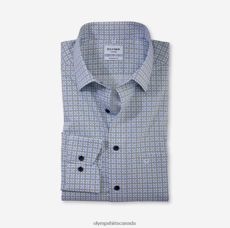 OLYMP Tendenz Modern Fit Business Shirt New Kent Lime Green H2P42H1736 Clothing