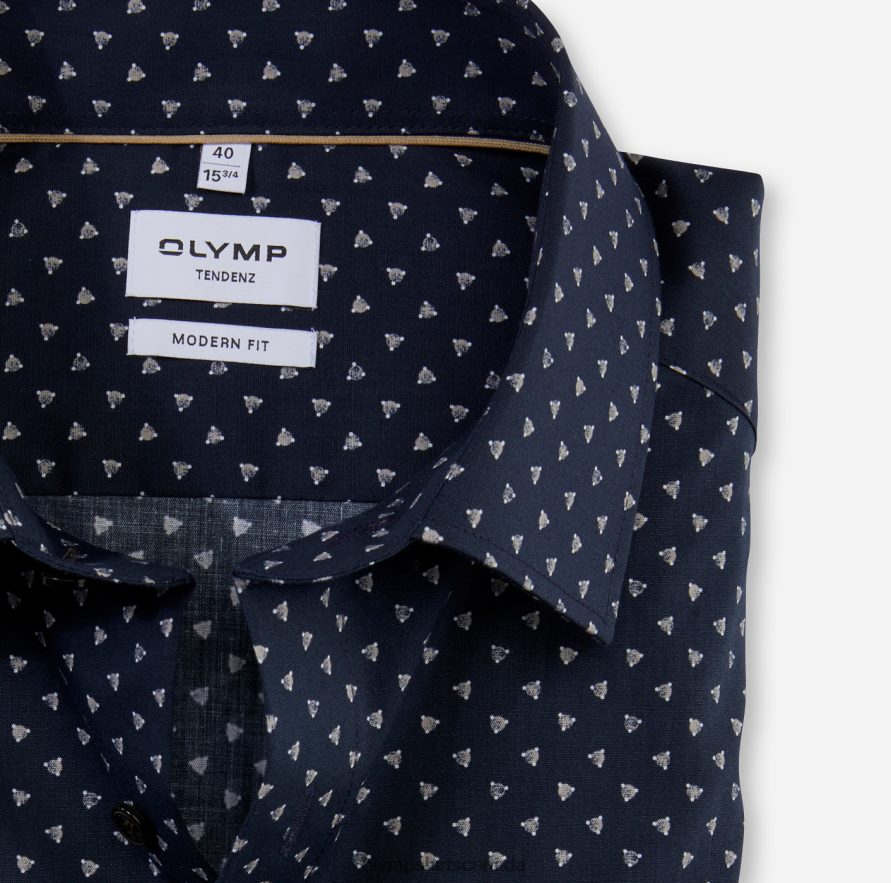 OLYMP Tendenz Modern Fit Business Shirt New Kent Natural H2P42H1730 Clothing