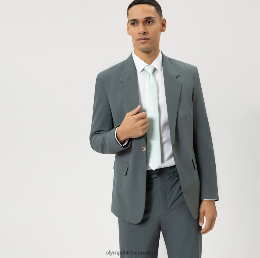 OLYMP Tie Slim 65 Cm Crystal Green H2P42H2475 Accessories