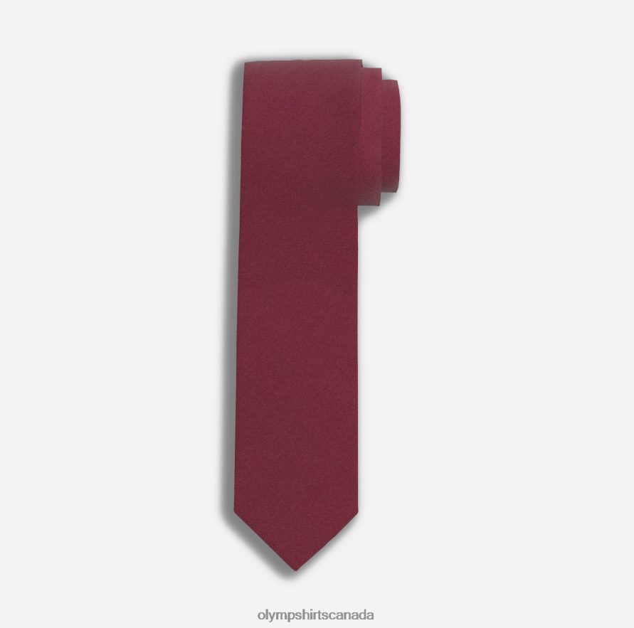 OLYMP Tie Slim 65 Cm Dark Red H2P42H2230 Accessories