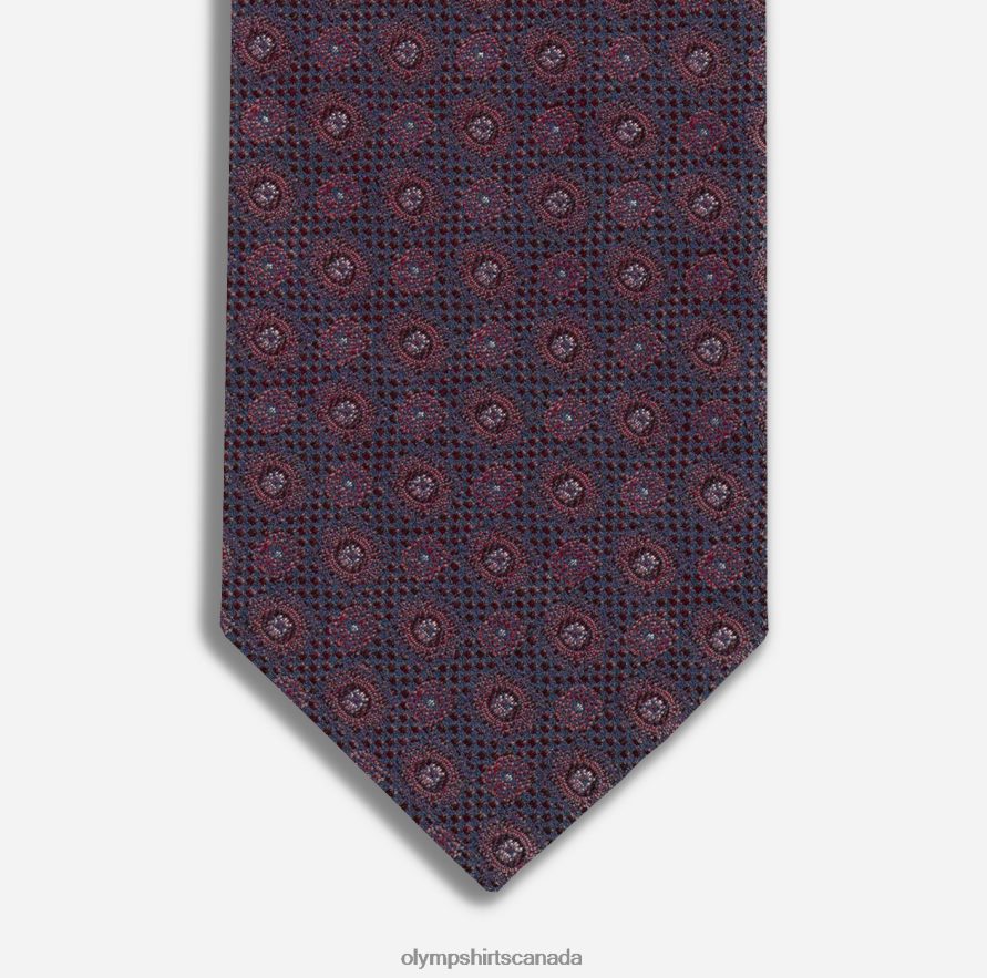 OLYMP Tie Slim 65 Cm Dark Red H2P42H2318 Accessories