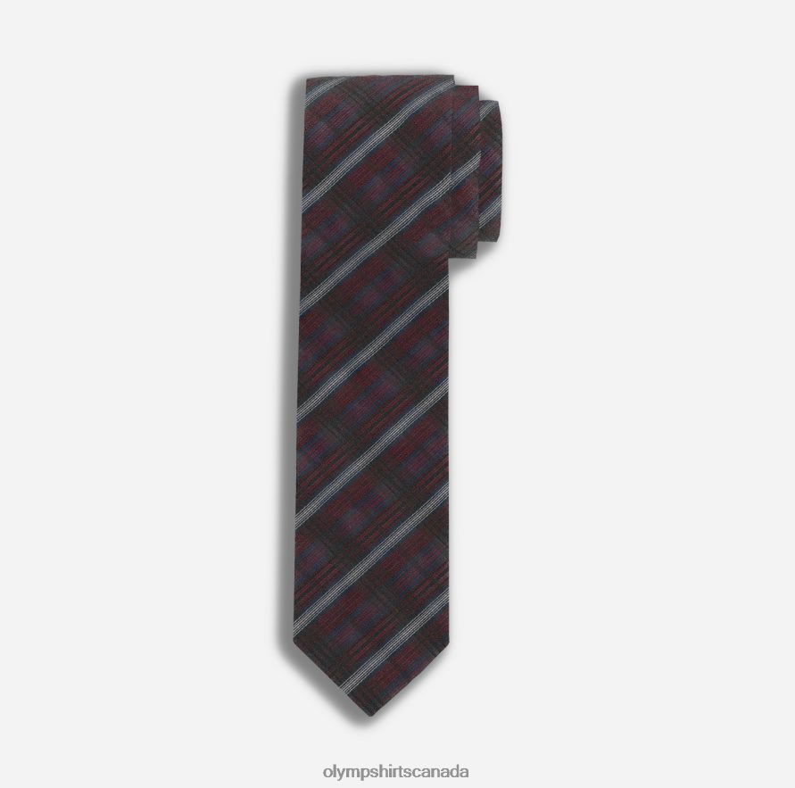 OLYMP Tie Slim 65 Cm Dark Red H2P42H2359 Accessories