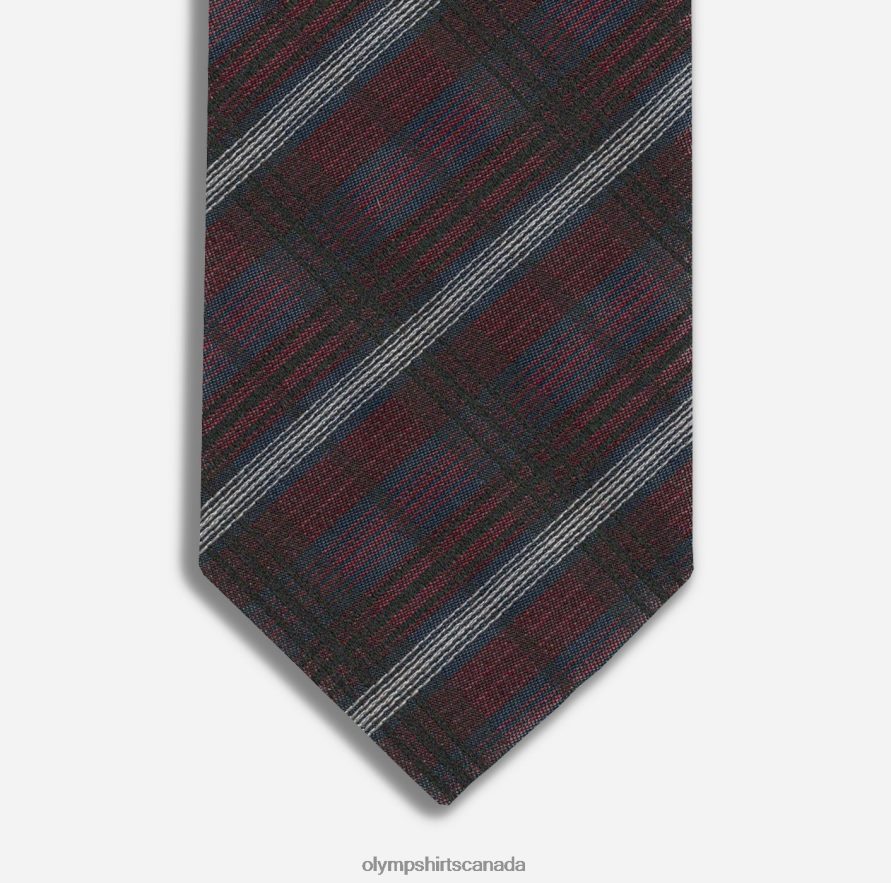 OLYMP Tie Slim 65 Cm Dark Red H2P42H2359 Accessories