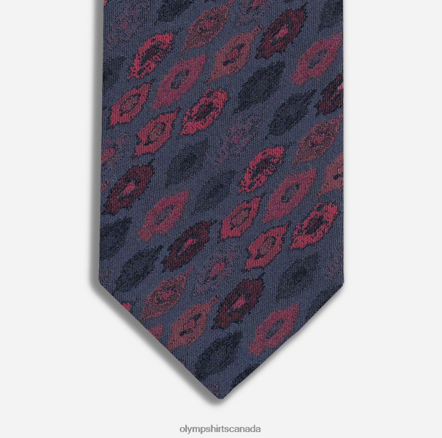 OLYMP Tie Slim 65 Cm Dark Red H2P42H2362 Accessories