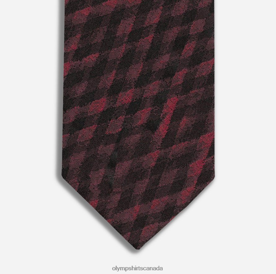 OLYMP Tie Slim 65 Cm Dark Red H2P42H2396 Accessories